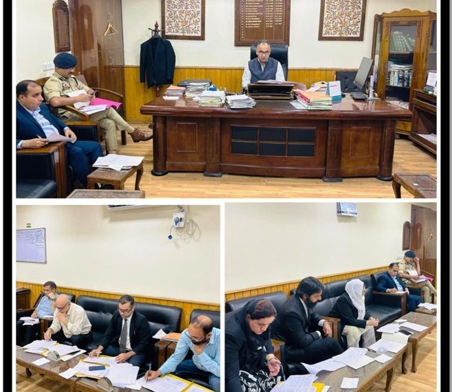 2nd quarterly meeting of UTRC held at Srinagar