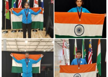 J&K Fencing Athletes make India proud at Commonwealth Championship in New Zealand