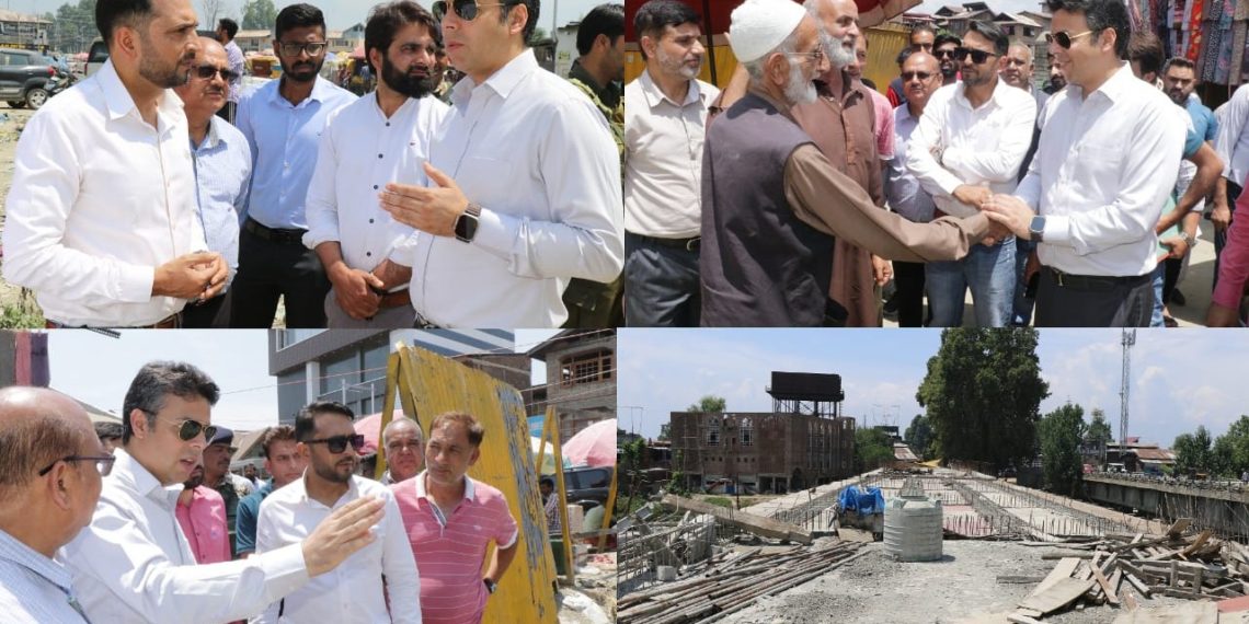 DC Srinagar conducts extensive tour of City; inspects progress on various developmental projects