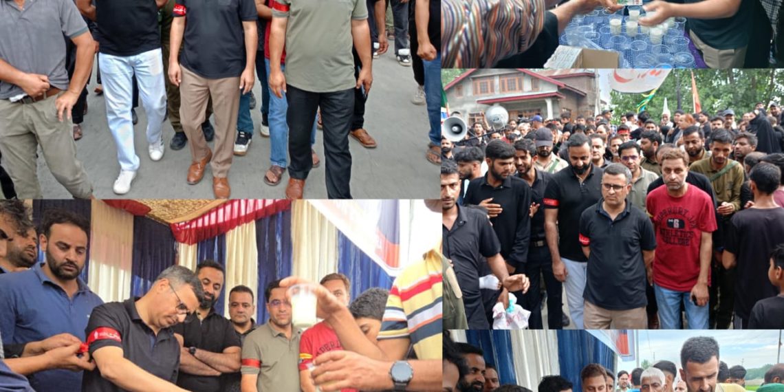 Muharram-2024: Deputy Commissioner Bandipora Participates in Mourning Procession in Sumbal.