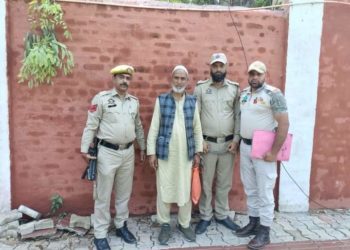 Jammu and Kashmir Police in District Ramban booked one person in Preventive Detention under PSA for involvement in Anti National Activities