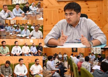 DDC Shopian chairs District Level Banker’s Review Committee meet