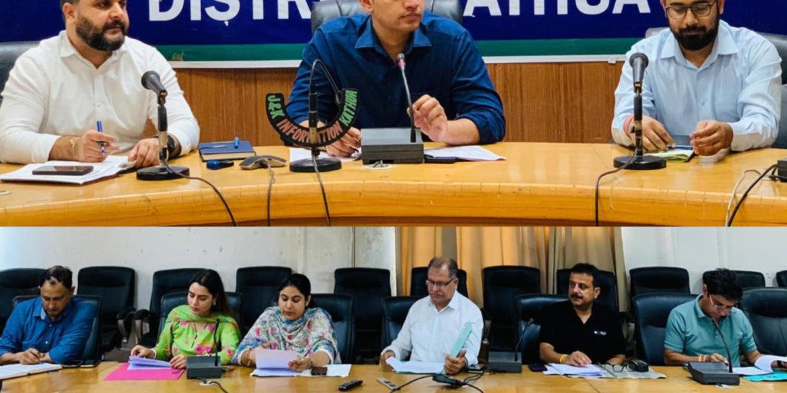 DC Kathua reviews execution of works under District Capex Budget-2024-25