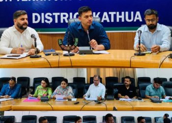 DC Kathua reviews execution of works under District Capex Budget-2024-25