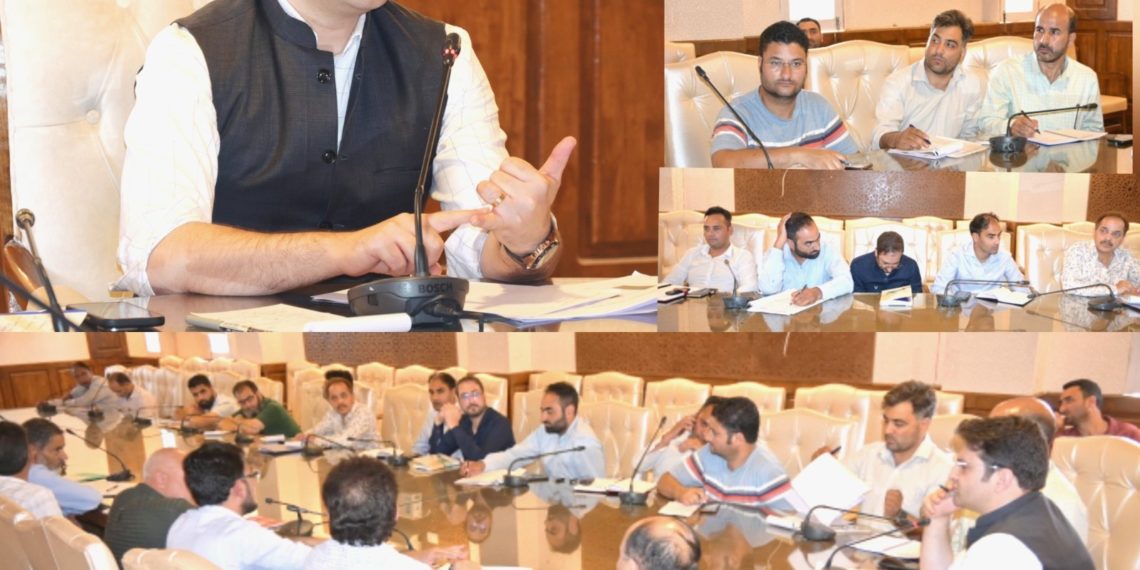 DC Kulgam reviews progress of RDSS Works