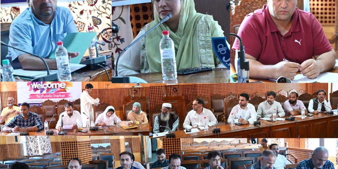 Chairperson, DDC Shopian convenes meeting on District Capex Plan