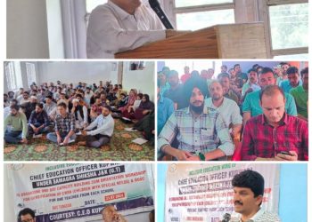 CEO Kupwara organized  Capacity Building orientation cum training program of teachers from  Zones Tangdar & Chamkote for identification of Children with Special Needs