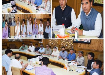 Div Com Kashmir holds meeting to address the issue of deficiency of drinking water in Valley