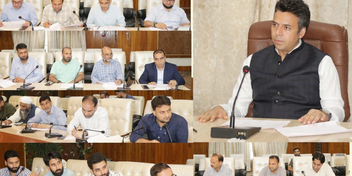 DEO Srinagar reviews preparations for conduct of 2nd Special Summary Revision of Electoral Rolls-2024