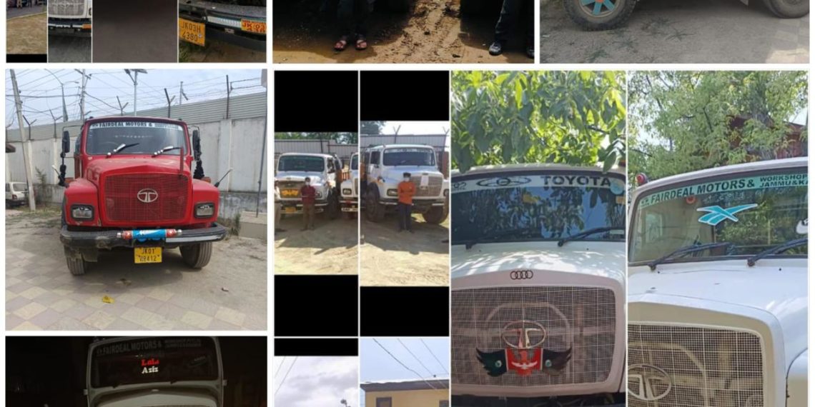 Illegal extraction & transportation of minerals: Police seizes 17 vehicles in past two weeks in Budgam