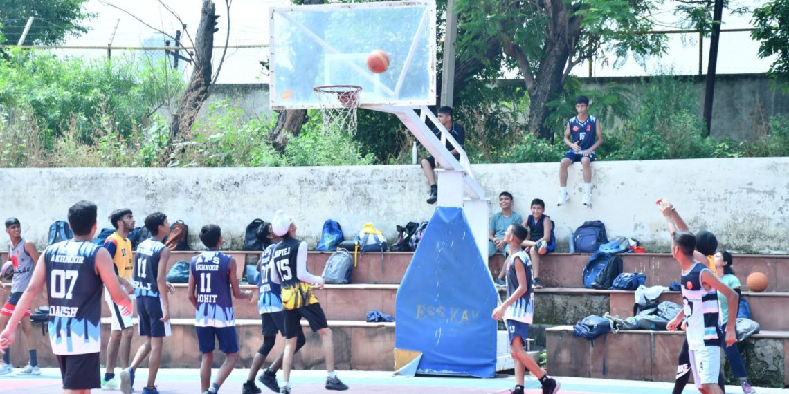 Sports Zone Gandhi Nagar Emerges winner In Basketball, Badminton Competitions
