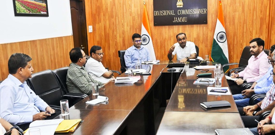 Div Com Jammu reviews power supply status in Jammu Division