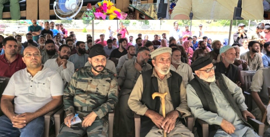 DC Kupwara chairs Mega Block Diwas at border area Keran, Public out-reach programme receives immense public response