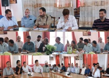 ADC Handwara reviews preparations for Independence Day-2024 at Handwara Sub Division