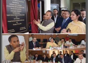 Justice Tashi Rabstan inaugurates New Block for Legal Aid Defence Counsel at DCC Udhampur