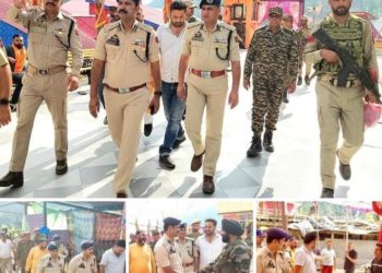 DIG OF POLICE, DKR RANGE VISITED DISTRICT KISHTWAR TO REVIEW SECURITY ARRANGEMENTS FOR ANNUAL SHRI MACHAIL MATA YATRA-2024