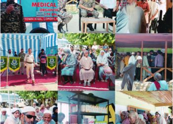 CRPF 179 BN  Organises FREE MEDICAL CAMP at Govt Middle School Gund-Brath Sopore,Scores of local people along with Elderly and women participated in the Camp