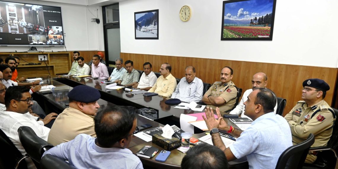 Div Com & ADGP Jammu review arrangements for Shri Buddha Amarnathji Yatra 2024