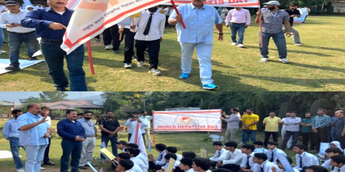 ADC Kupwara flags off Hepatitis Awareness Rally
