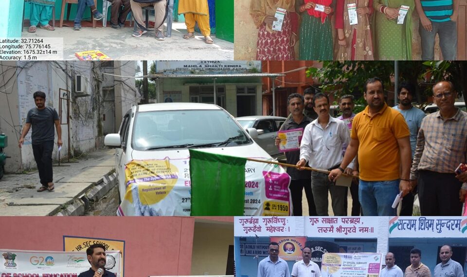 `2nd Special Summary Revision-2024` Kathua District holds Electoral Awareness Programs under SVEEP