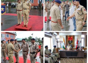 DIG SKR Anantnag visits Kulgam; Chairs security/ crime review meeting
