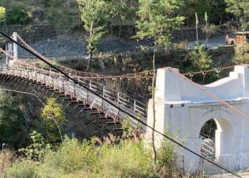 Tourists advised not to visit crossing bridge, other spots in Teethwal
