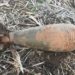 Rusted mortar shell recovered in Samba