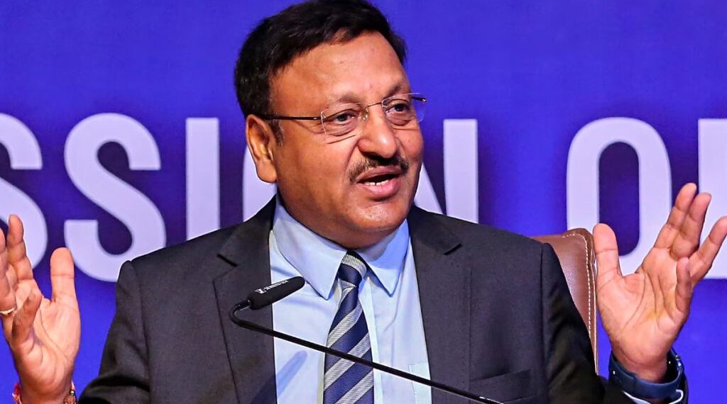 Committed to conducting polls in J&K at earliest: CEC Rajiv Kumar