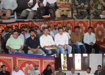 DC Poonch, Yasin M.Choudhary (IAS) review arrangements for Smooth Conduct of Shri Buddha Amarnath Ji Yatra-2024