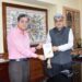 Vishal presents his maiden book to CS