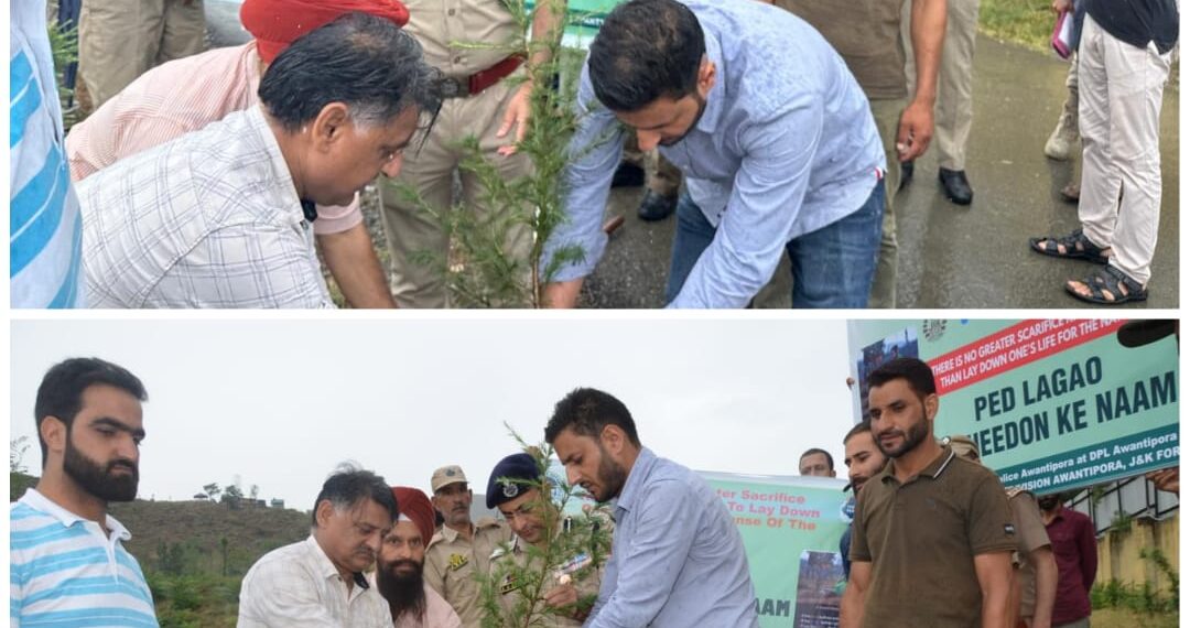 Police launches plantation drive in Awantipora & Ganderbal