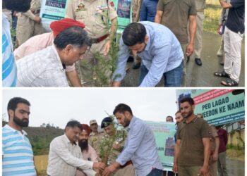 Police launches plantation drive in Awantipora & Ganderbal