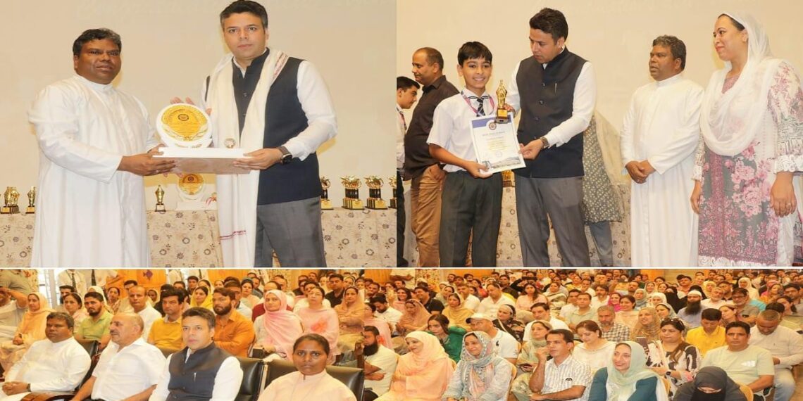 DC Srinagar highlights education’s role in shaping future at Burn Hall School Award Ceremony