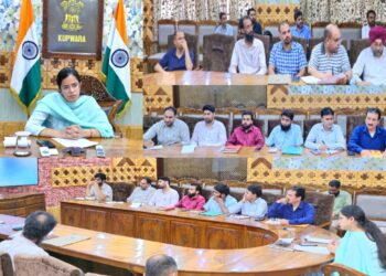 DC Kupwara reviews District Skill Development Plan, directs concerned officers to focus on skill gaps and localized  plan