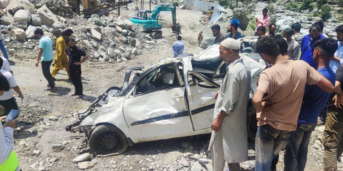 Tragic Road Accident Claims Three Lives Near Sikh Bridge in Karnah, Kupwara