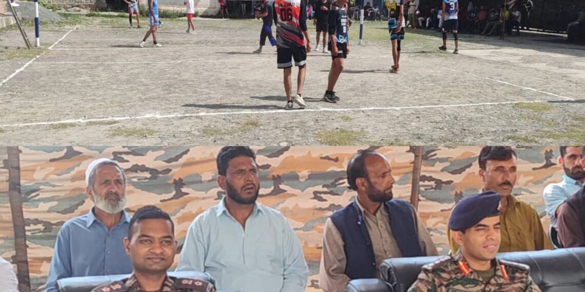Karnah Inter-College Volleyball Championship  Army Officially Inaugurates with Participation of 14 Teams