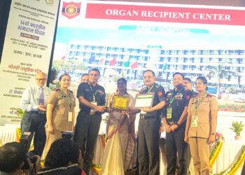 INDIAN ARMY’S WESTERN COMMAND HOSPITAL AWARDED ‘BEST EMERGING NATIONAL TRANSPLANT RETRIEVAL HOSPITAL’