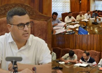 DC Bandipora chairs meeting to discuss strategies for Declaration of Drug-Free District, Panchayats, and ULBs