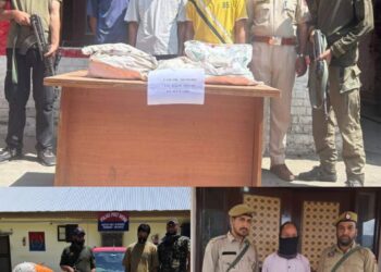 Police arrests 05 drug peddlers in Pulwama, Anantnag