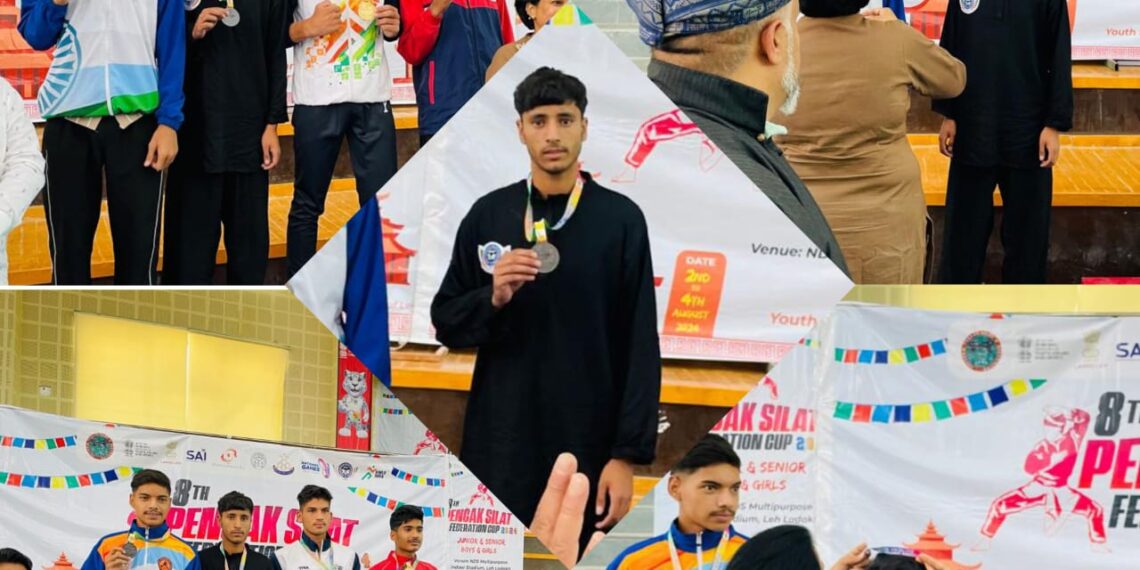 Mohd Ashfaq A Historic Achievement for Peer Panjal   to win a Bronze medal in Pencak Silat at the national championship