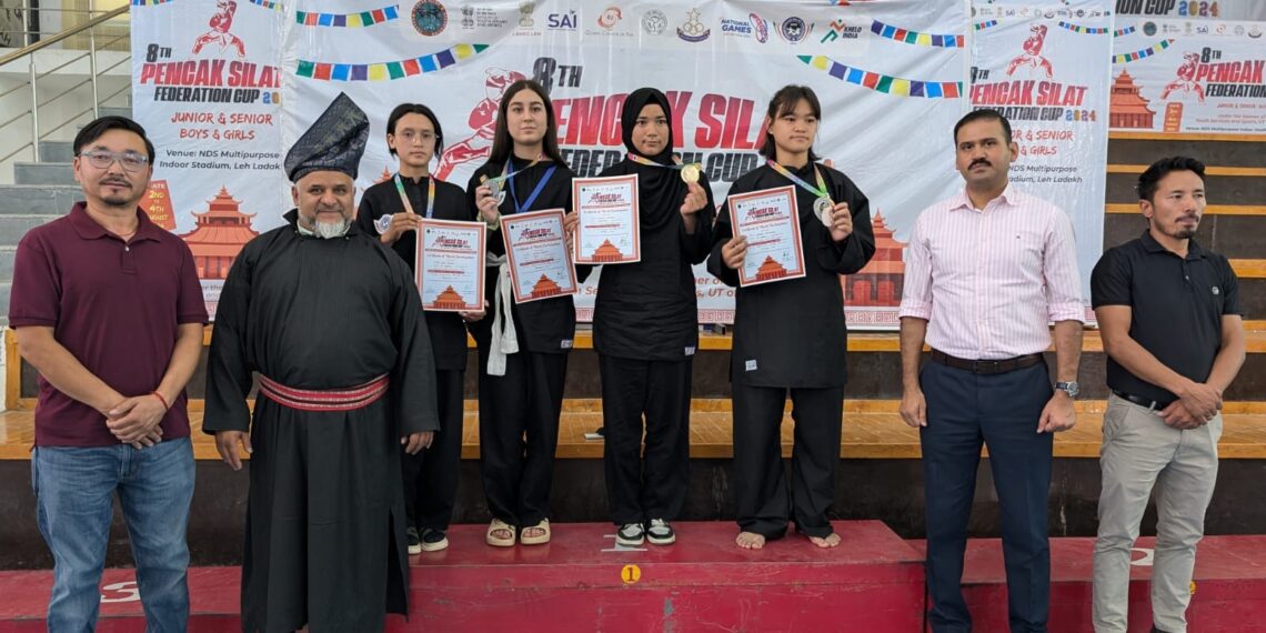 Jammu & Kashmir Tops 8th Pencak Silat Federation Cup 2024 in Leh, Ladakh