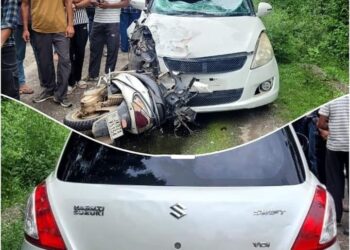 Scooty rider and pillion rider died in Pouni-Bhambla road Accident