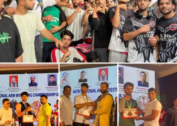 J&K Arm Wrestlers Shine at 46th National Arm Wrestling Championship 2024-25