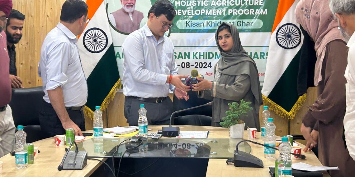 53 Kisan Khidmat Ghars launched in Baramulla DC Baramulla attends the launch event through virtual mode