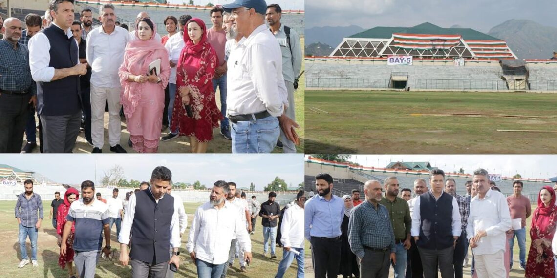 DC Srinagar Reviews Arrangements for Independence Day Celebrations at Bakshi Stadium