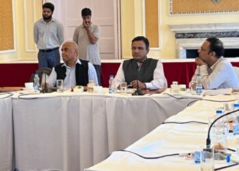 5th FC chairs high-level meet on functioning of PRIs, ULBs in Srinagar