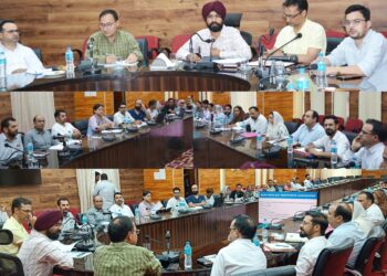 DDC Doda chairs review meeting of Rastriya Bal Swasthaya Karyakaram