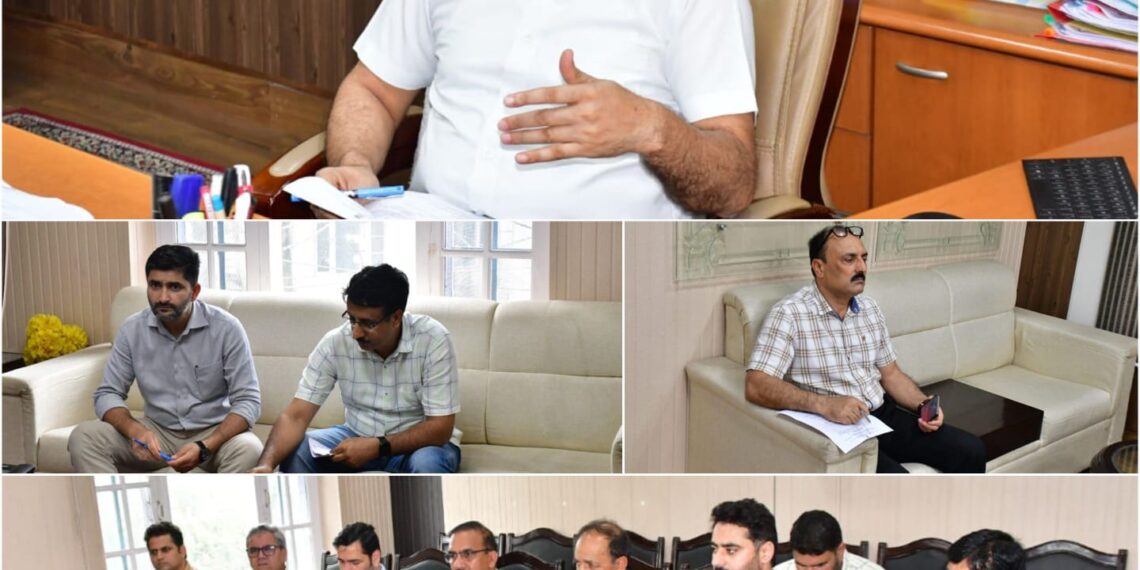 DC Rajouri reviews implementation of Schemes of Science & Technology Department