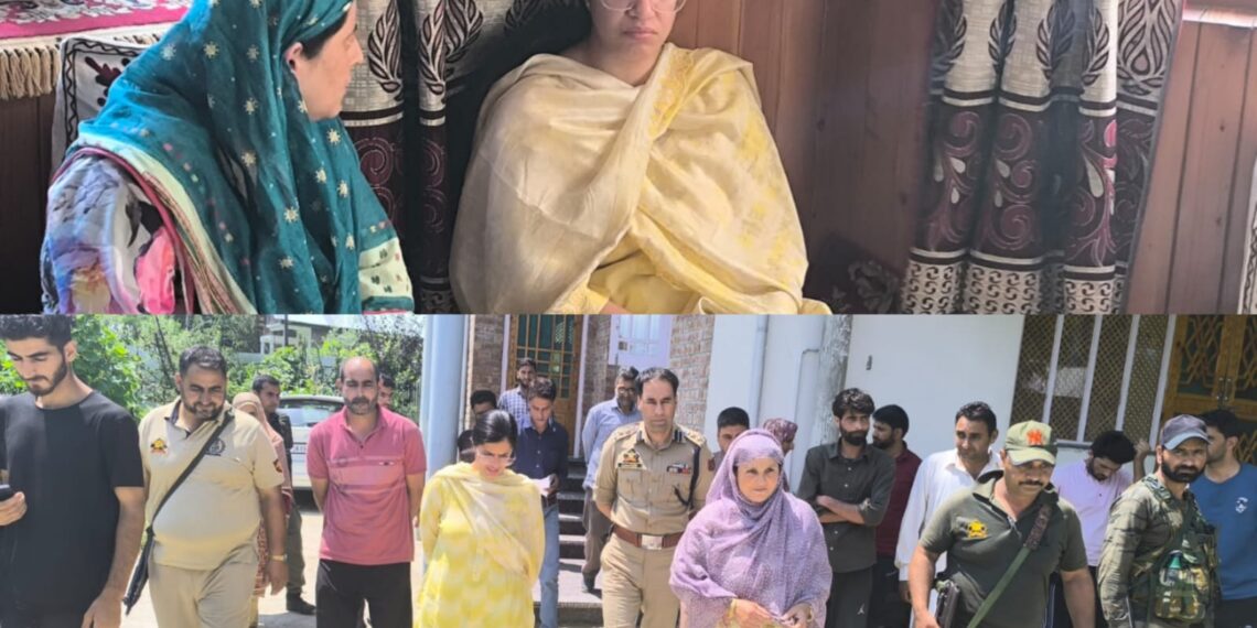 DC Kupwara interacts with Police martyr’s families