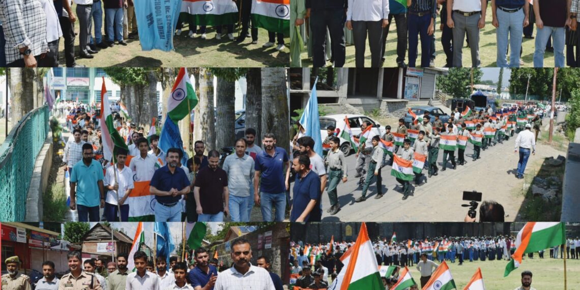 Har Ghar Tiranga Campaign-2024: Mega Tiranga Rally held at Bandipora amidst patriotic fervor